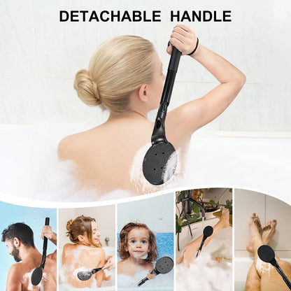 Long Handle Retractable Back Brush, 25.7" Back Scrubber for Shower, Shower Brush for Adult