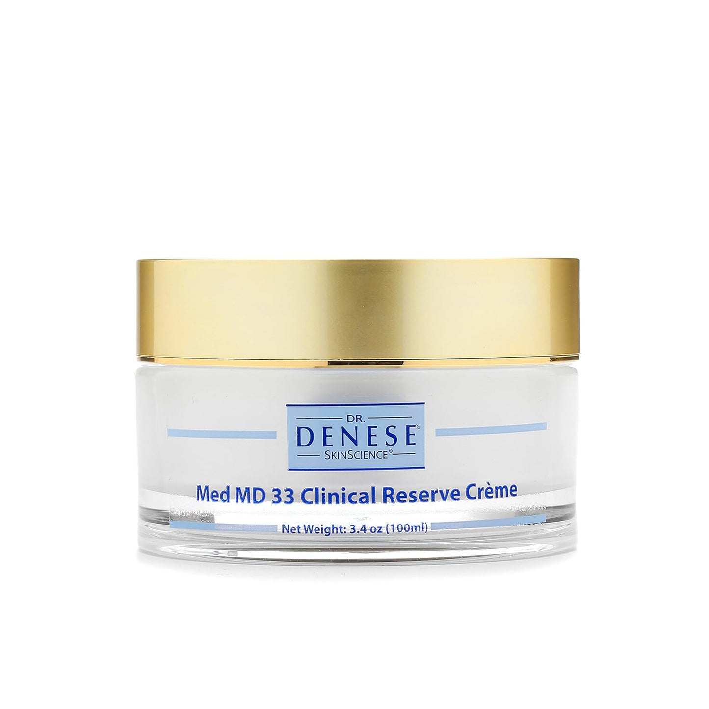 Skinscience Med MD 33 Clinical Reserve Cream Skin Vibrance - 33 Active Ingredients - Deep Moisturization - Improved Firmness & Look of Fine Lines - Paraben-Free, Cruelty- Free - 3.4Oz