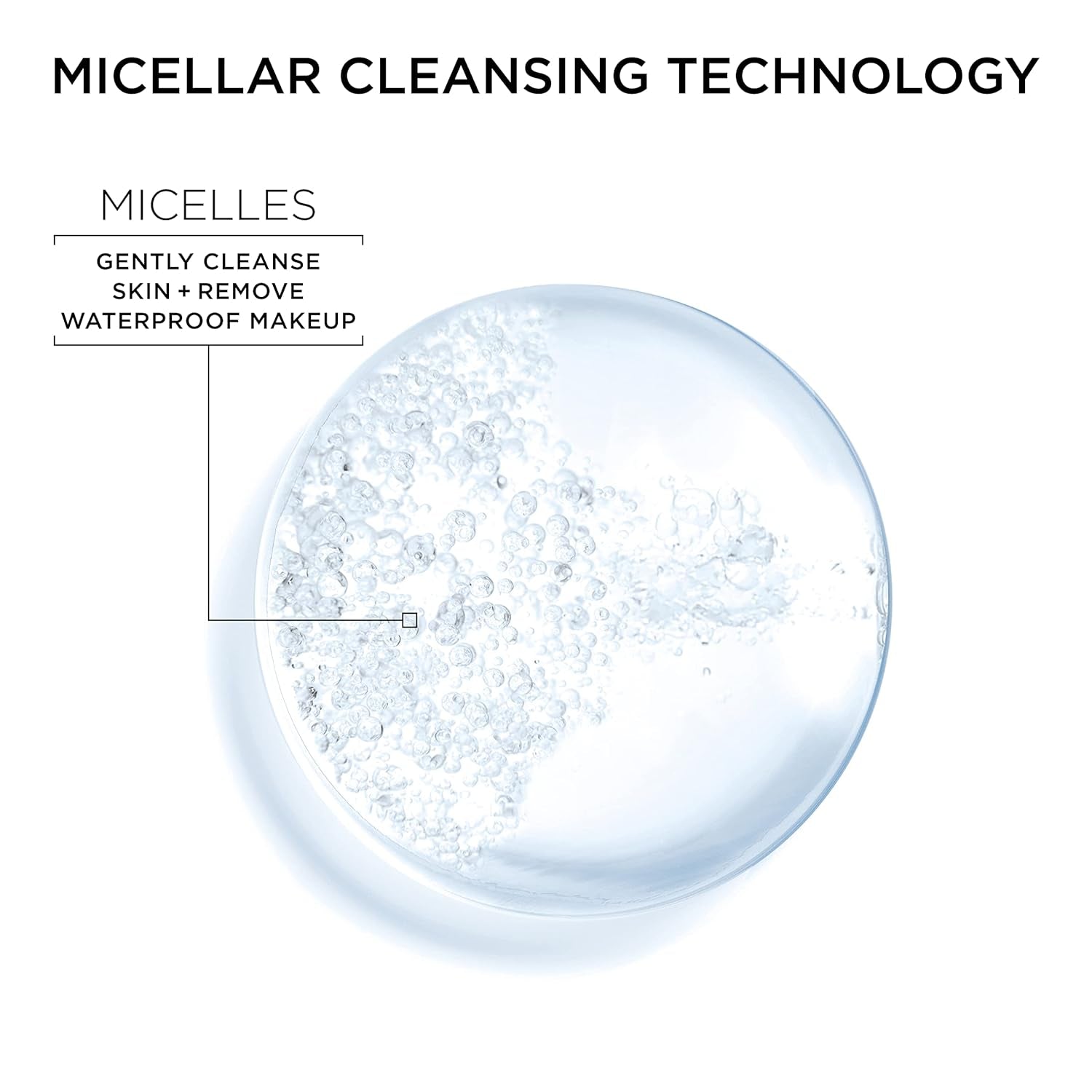 Micellar Cleansing Water, for All Skin Types, 13.5 Fl Oz + Micellar Cleansing Water, for Waterproof Makeup, 3.4 Fl Oz